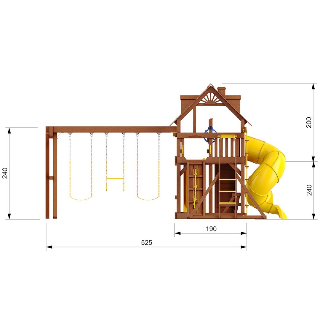Детский игровой комплекс New Sunrise Форт-6